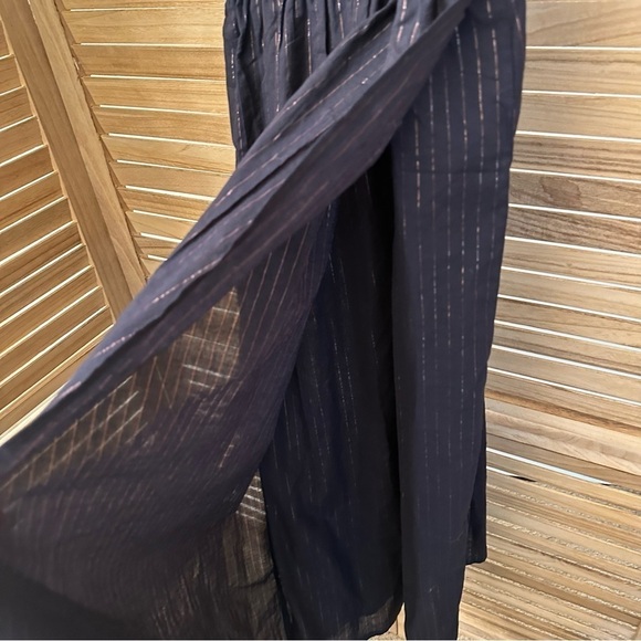 Emerson Fry India Collection Midi Sleveless Dress in black size S - Picture 4 of 7